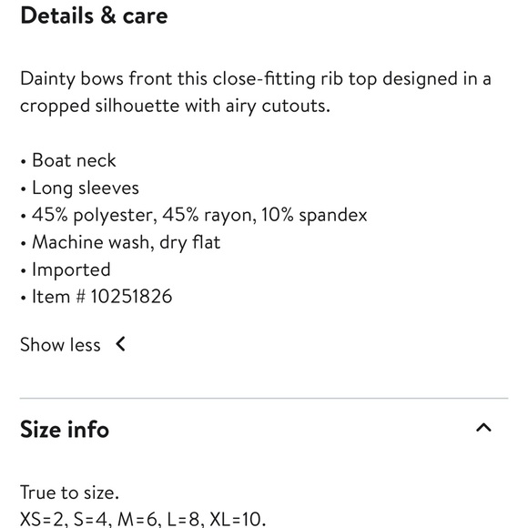 EDIKTED Billy Bow Cutout Rib Black & White Crop Top - Picture 10 of 10